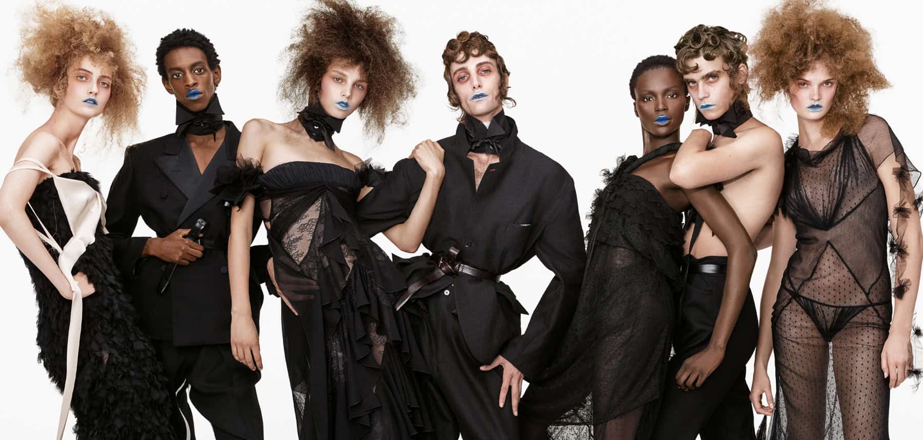 Групповой кадр кампании Re{form} Джона Гальяно для Zara